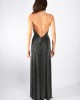 Essa - Maxi dress with ring detail and open back