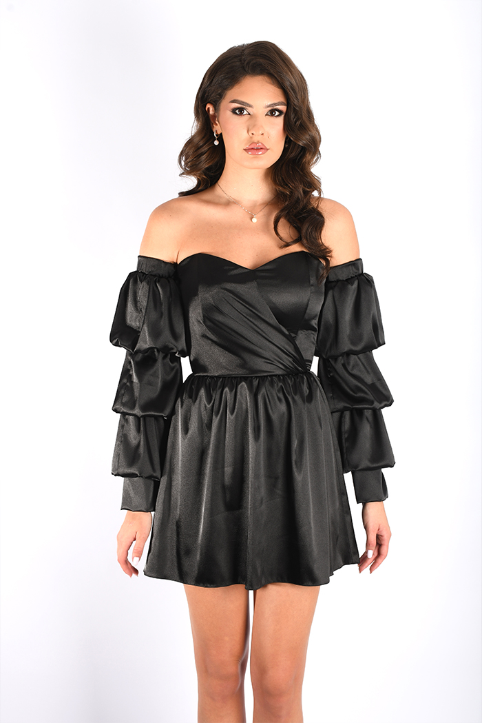 Anais - Puff sleeve mini dress