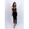 Kylie Dress - Rochie cu dantela si franjuri