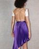 Moonlight Purple pleated skirt