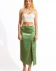 Malibu - Draw string skirt green