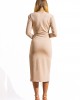 Chiara - Jersey cut-out dress beige
