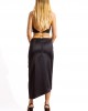 Nissa - Skirt with side slit green black