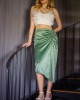 Malibu - Draw string skirt green