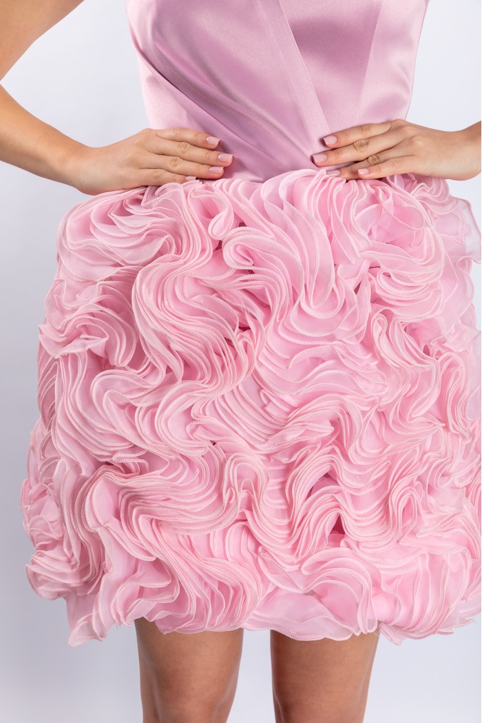 BarbY Dress - Rochie mini cu corset si fustă voluminoasă