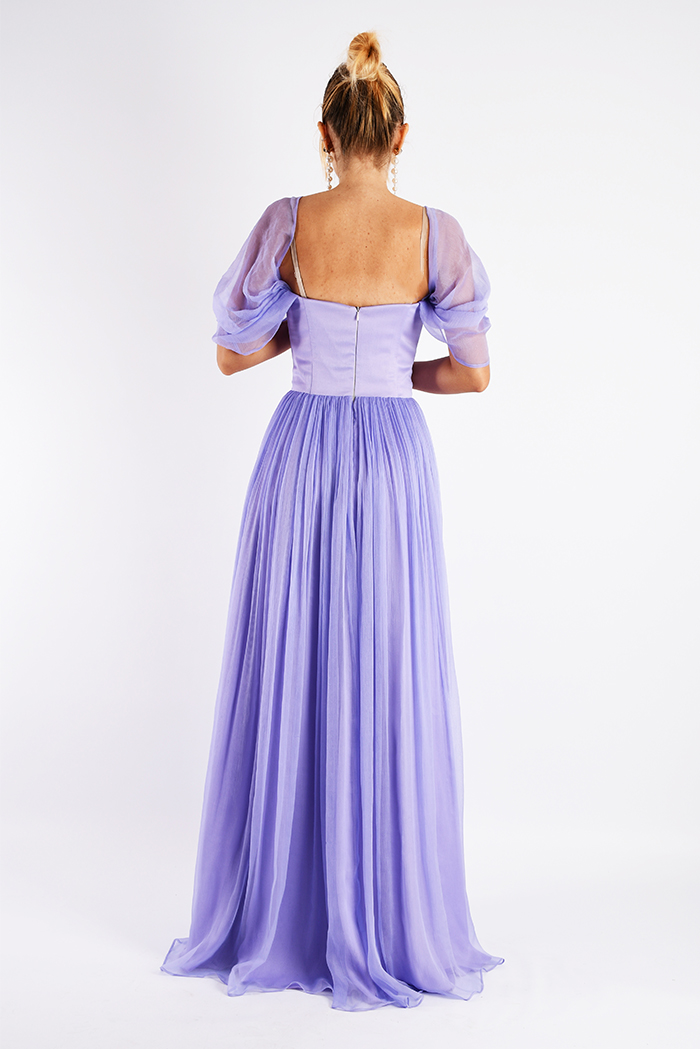 Anastasia - SIlk dress lila