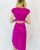 Pink Marilyn - Cut-out dress  - fuchsia