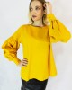 Bella - Linen shirt - yellow